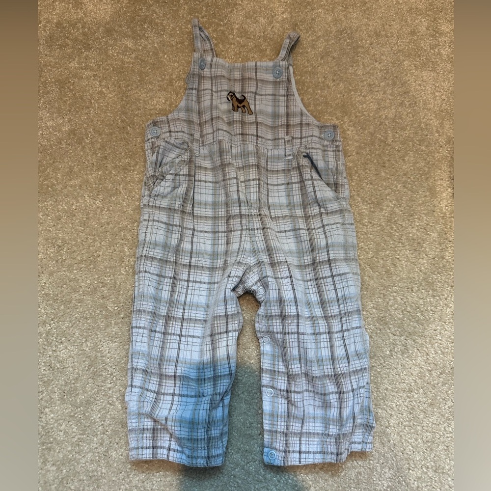Plaid Kids Overalls